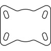 Kingpinless Plate Caster,Swivel,Poly,6 in,1600 lb,A  TSH150PT15T24