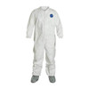 Dupont Coverall. Collar. Elastic Wrists. White. 2X TY121SWH2X0025NS