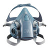 Half Mask Respirator, 7500, Not Rated, Bayonet, Size, M 0 Cartridges Included
