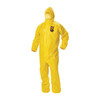 Kleenguard ChemSpry Protect Covall Hood Zip Frnt EWA 2X YEL 09815