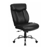 Flash Furniture Executive Chair,Black Seat,Leather Back GO-1235-BK-LEA-GG
