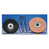 Merit Quick Change Disc, ZircAlO, 2in, 120G, PK100 08834167113