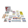 First Aid Kit and Housing, Metal 195 Components, 50 People Served