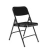 National Public Seating Folding Chair,Black,18-1-4 In.,PK4 210