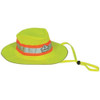 Ergodyne Ranger Hat,Hi-Vis Lime,S-M 23259