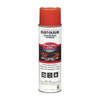 Rust-Oleum Inverted Marking Paint, 17 oz., Fluorescent Red, Water -Based 1862838