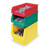 Storage Bin, Polyethylene, Yellow, 11 7-8 in H, 12 3-8 in W, 19 3-4 in L  QMS533YL