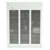 Recessed Electric Wall-Mount Heater, Recessed or Surface, 4000 W, 208V AC, White  3END1