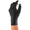 Microflex Onyx Nitrile Exam Gloves, Textured Fingertips, 3.5mil, Powder-Free, L, Black, PK100