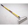 16-1-4 in Steel Bow Rake, 16 Tines, 60 in L Fiberglass Handle  42366GRA