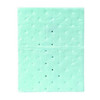 Sorbent Pad, 5 gal, 7 1/2 in x 10 in, Harsh Chemicals, Green, 100 PK