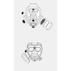 3m Half Facepiece Reusable Respirator, 7500 Series, Silicone, Size Large 7503