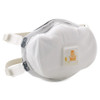 Disposable Respirator, N100, Molded, Dual, Adjustable, Metal Nose Clip, M  8233