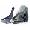 Half Mask Respirator, 7500, Not Rated, Bayonet, Size, S 0 Cartridges Included  7501
