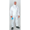 3m Hooded Disposable Coveralls, 2XL, White, Microporous Laminate 4510-XXL