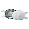 Disposable Respirator, P100, Molded, Dual, Adjustable, Metal Nose Clip, M  8293