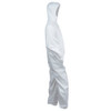 Kleenguard Liq Parti Covall Hood ZipFrnt Elas WrisAnkl WHT XL 25-Cs 44324