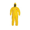 Coverall. Standard Fit Hood. Stormflap. Elastic Wrists and Ankles. Yellow. XL