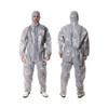 3m Coverall,M,Gray,Non-Porous Film Lam 4570-M
