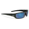 Reclus, Safety Glasses, Anti-Scratch, Blue Mirror Lens, Black Frame, Full-Frame  SR118