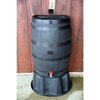 RTS Home Accents ECO 50 Gal. Black Recycled Polyethylene Rain Barrel 5510-00300A-80-00 704663