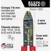 Klein 8-1-2 In. All-Purpose Electrician Crimper & Stripper 1001 317861