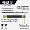 Klein 4-in-1 Electronics Precision Screwdriver with Rotating Cap 32581 300397