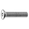 M3-0.50 Socket Head Cap Screw, Flat, Black Oxide Steel, 8 mm Length, 100 PK