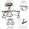 L Shaped Desk Office Desk, 50" D X 29-3-4" H, 87" W X Laminate, Teakwood  NAN-WK-109-GG
