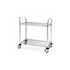 Metro Wire Cart,18 In. W,36 In. L,Chrome 4W648
