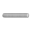 Fully Threaded Rod, 3/8"-24, 2 ft, Steel, Grade 2, Plain Finish