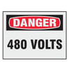 Brady Danger Label,Electrical Hazard,PK8, 21000LS 21000LS