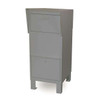Courier Box, Gray, Powder Coated, 1 Doors, Free Standing, -