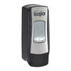 Gojo ADX-7 700mL Foam Soap Dispenser, Push-Style, Chrome/Black 8788-06