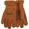 Kinco Men's XL Golden Full Suede Cowhide Work Glove 50-XL