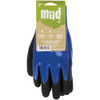 Mud H2O Women's Medium Latex Coated Polyester Cobalt Blue Garden Glove SM7186B-M 714174