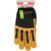 KincoPro Foreman Men's XL Black & Tan Suede Synthetic Leather Work Glove