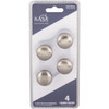 KasaWare 1-3-16 In. Dia. Satin Nickel Cabinet Knob (4-Pack) K778SN-4 247989