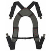 Tool Suspenders, Tool Belt Suspenders, Black, Blue, Gray, Polyester, 1 Pockets  5MZP3