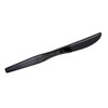 Dixie Disposable Knife, Black, Medium Weight, PK1000 KM517
