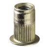 Rivet Nut, 1/2"-13 Thread Size, 0.865 in Flange Dia., 1.3 in L, Steel, 10 PK