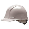 Hard Hat, S61, Polyethylene, 4 Point Ratchet, Type 1, Class E, White  61WHR