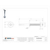 DFS T-Anchor Screw Anchor, 3-1-4"L, Carbon Steel, 4 PK  GCPT14314