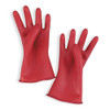 Electrical-Insulating Gloves, 500V AC, 750V DC, Rubber, 11" Length, Red, Size 8  E0011R/8