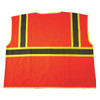Condor High Visibility Vest,Orange/Red,2XL 53YM44