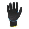 Coated Gloves, Nitrile/Nylon Palm, Acrylic Lining, Black/Blue, L ( 9 )