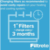 Filtrete 14x25x1 Basic D-L Filter 304-4 Pack of 4 416688