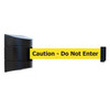 Tensabarrier Belt Barrier, Black,Belt Color Yellow 897-24-S-33-NO-YAX-C