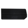 Plastic Divider, Black, 10 in L, 4 1/4 in H, 6 PK