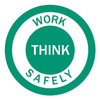 Brady Hard Hat Emblem Label,English,PK4, 45331 45331